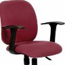 Кресло компьютерное Chairman 670 бордовый/черный - Кресло компьютерное Chairman 670 бордовый/черный
