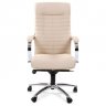 Кресло компьютерное Chairman 480 бежевый/хром, черный - Кресло компьютерное Chairman 480 бежевый/хром, черный